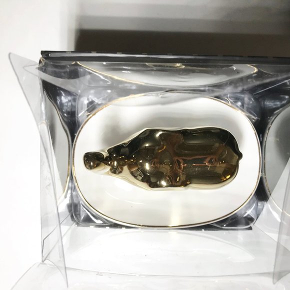 Ceramic gold Elephant Jewelry Trinket Dish Tray - Picture 4 of 5